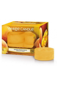 Obrázok pre Yankee Candle Mango Peach Salsa vonné čajové sviečky 4 x 9,8g
