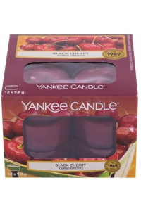 Obrázok pre YANKEE CANDLE Black Cherry čajové sviečky 2 × 9,8 g