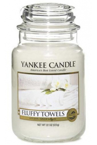 Obrázok pre Yankee Candle Vonná Sviečka Fluffy Towels 623g Našuchorené Uteráky