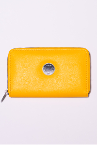 Obrázok pre BUDMIL dámska peňaženka náprsná taška žltá