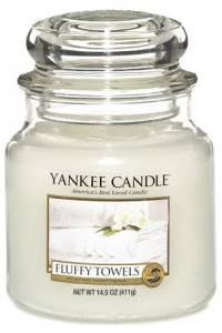Obrázok pre Yankee Candle Vonná Sviečka Fluffy Towels 411g Našuchorené Uteráky