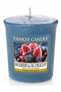Obrázok pre Yankee Candle Mulberry & Fig Delight - Lahodné moruše a figy vonná sviečka votívny 49 g