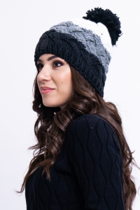 Obrázok pre Budmil dámska pletená čiapka s brmbolcom