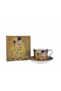 Obrázok pre Šálka spodšálkou čierna G.Klimt 500ml