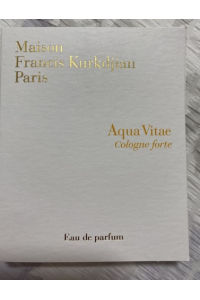 Obrázok pre Maison Francis Kurkdjian Aqua Vitae Cologne Forte Eau de Parfum EDP 2ml