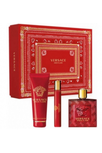 Obrázok pre Versace Eros Flame darčeková sada edp 100ml + edp 10ml + sprchový gel 150ml pre mužov