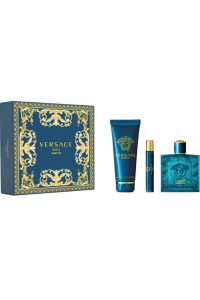 Obrázok pre Versace Eros Pour Homme Parfum darčeková sada 100 ml + 10 ml parfum + sprchový gel 150ml pre mužov