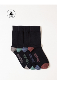 Obrázok pre Heavy Tools unisex bavlnené ponožky 4pár v balení OMRI