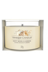 Obrázok pre Yankee Candle SOFT WOOL & AMBER Sampler v skle sviečka v skle 37g