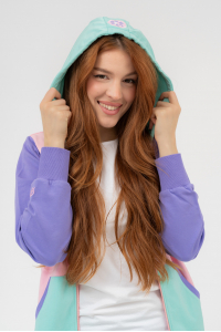 BUDMIL dámska tepláková mikina s kapucňou Obrázok pre BUDMIL dámska tepláková mikina s kapucňou