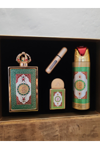 Obrázok pre Lattafa Queen of Arabia darčeková sada edp 100ml + edp 20ml + Perfumed Spray 200ml + parfémový naplniteľný flakón 5ml