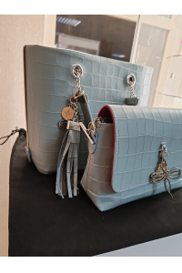 Obrázok pre TYC'S Handmade in Italy Midi dámska kabelka Azzurra