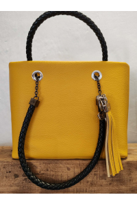 Obrázok pre TYC'S Handmade in Italy Midi dámska kabelka Beatrice Senape II.