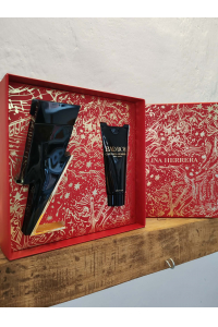 Carolina Herrera Bad Boy darčeková sada edt 100ml + sprchový gel 100ml pre mužov Obrázok pre Carolina Herrera Bad Boy darčeková sada edt 100ml + sprchový gel 100ml pre mužov