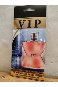 VIP Caribi parfumovaný osviežovač do auta č. 377 13g ( Alternatíva vône Lancome La Vie est Belle ) Obrázok pre VIP Caribi parfumovaný osviežovač do auta č. 377 13g ( Alternatíva vône Lancome La Vie est Belle )