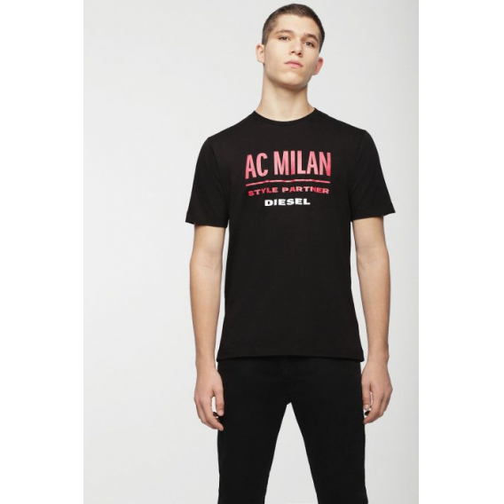 Obrázok pre Diesel čierne pánske tričko AC MILAN