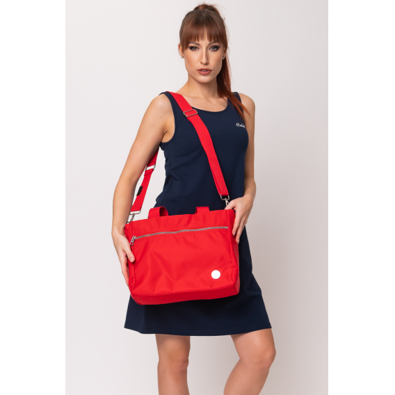 Obrázok pre BUDMIL dámska módna taška cez rameno červená