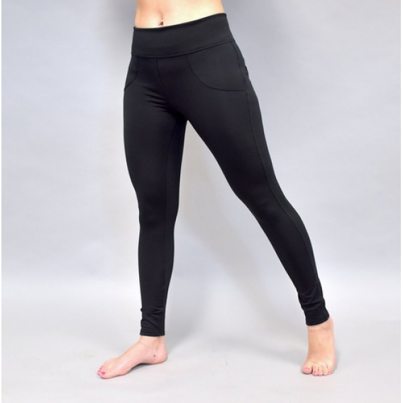 Obrázok pre Yastraby zateplené Legíny Warm Black Pants s comfy pásom
