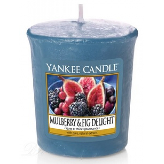 Obrázok pre Yankee Candle Mulberry & Fig Delight - Lahodné moruše a figy vonná sviečka votívny 49 g