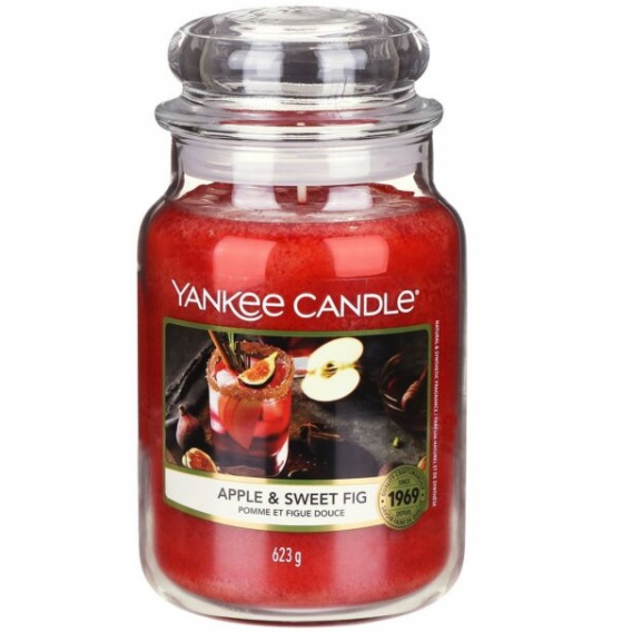 Obrázok pre YANKEE CANDLE Apple & Sweet Fig VELKA SVIECKA 623G
