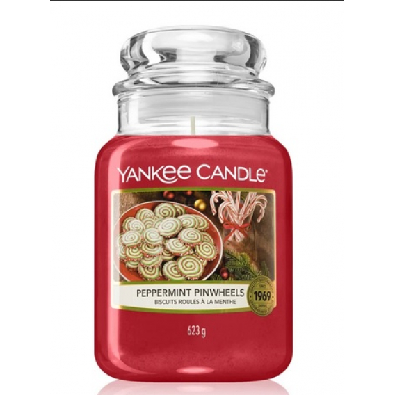 Obrázok pre Yankee Candle Vonná Sviečka Peppermint Pinwheels 623 g