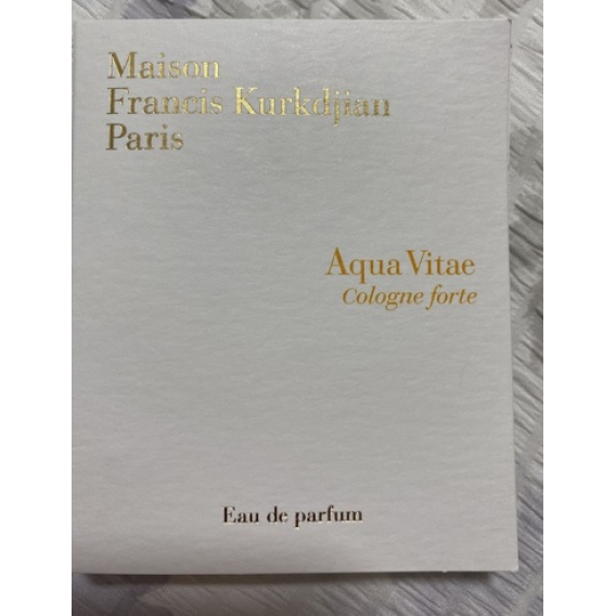 Obrázok pre Maison Francis Kurkdjian Aqua Vitae Cologne Forte Eau de Parfum EDP 2ml