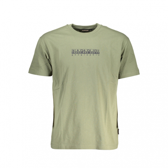 Obrázok pre Napapijri pánske tričko S-Box Zelená Regular Fit