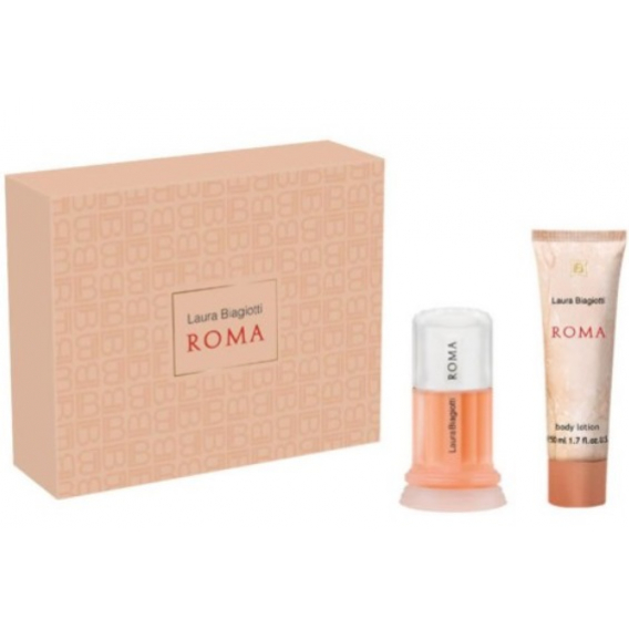 Obrázok pre Laura Biagiotti Roma woman darčeková sada 50 ml EDT + telové mlieko 50ml pre ženy