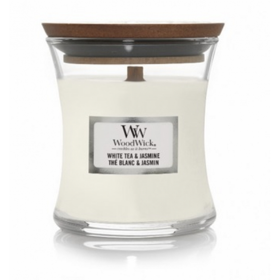 Obrázok pre WoodWick Vonná sviečka White Tea & Jasmine 85 g