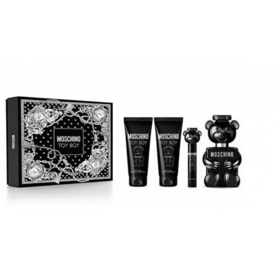 Obrázok pre Moschino Toy Boy darčeková sada edp 100ml edp 10ml sprchový gel 100ml balzam po holení 100ml