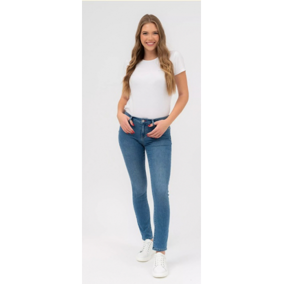 Obrázok pre Budmil zúžené dámske džínsy modré