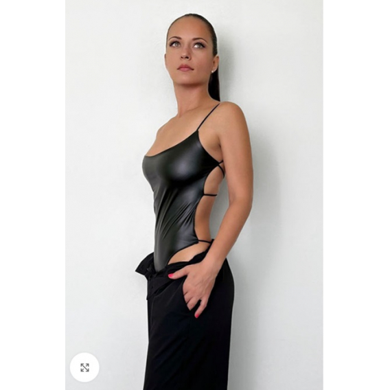 Obrázok pre Body SWAP s koženým efektom a otvoreným chrbtom