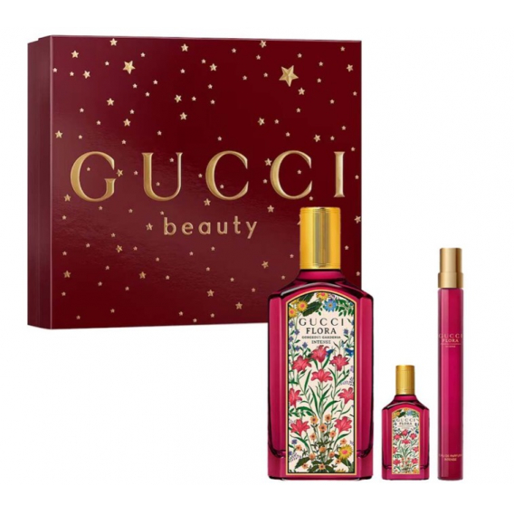 Obrázok pre Gucci Flora Gorgeous Gardenia Intense darčeková sada edp 100ml + edp 10ml + edp 5ml pre ženy