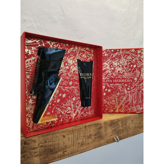 Obrázok pre Carolina Herrera Bad Boy darčeková sada edt 100ml + sprchový gel 100ml pre mužov