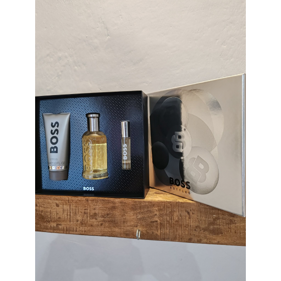 Obrázok pre Hugo Boss Bottled darčeková sada edt 100ml + edt 10ml + sprchový gel 100ml pre mužov