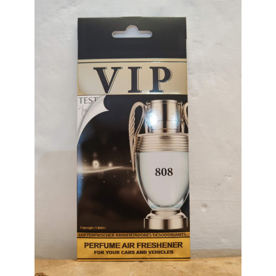 Obrázok pre Caribi VIP parfumovaný osviežovač do auta č.808 13g ( Alternatíva vône Paco Rabanne Invictus )