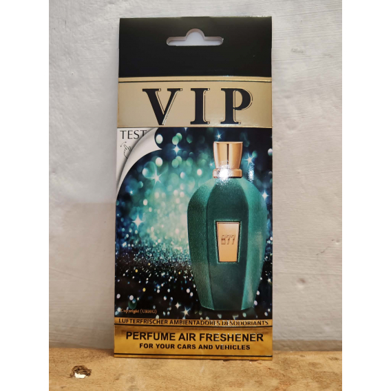Obrázok pre VIP Caribi parfumovaný osviežovač do auta č.877 13g ( Alternatíva vône Xerjoff Erba Pura Unisex )