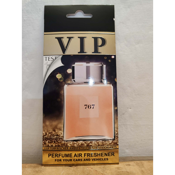 Obrázok pre VIP Caribi parfumovaný osviežovač do auta č.767 13g ( Alternatíva vône Chanel Coco Mademoiselle )