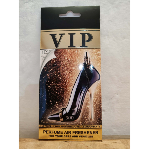 Obrázok pre VIP Caribi parfumovaný osviežovač do auta č.300 13g ( Alternatíva vône Carolina Herrera Good Girl )