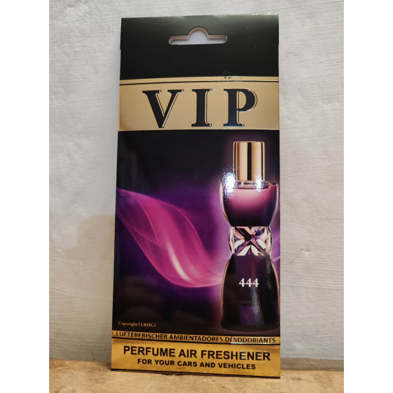 Obrázok pre VIP Caribi parfumovaný osviežovač do auta č. 444 13g ( Alternatíva vône Yves Saint Laurent Manifesto Woman )