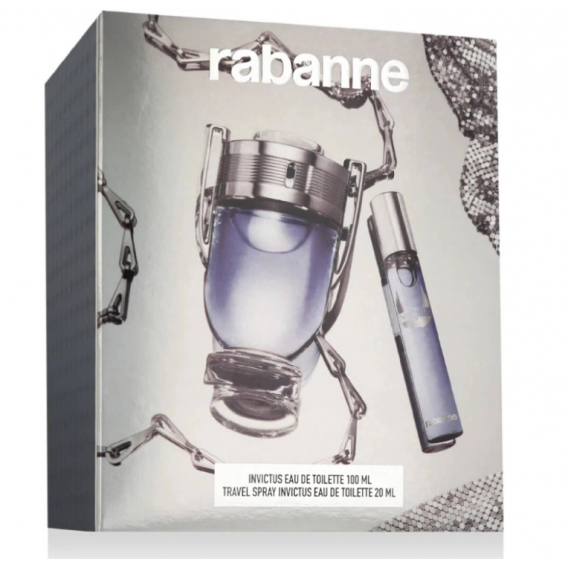 Obrázok pre Paco Rabanne Invictus darčeková sada edt 100ml + edt 20ml