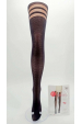 Obrázok pre Franzoni Eclatante 60Den vzorované pančuchové nohavice priliehavé na stehná čierna