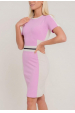 Obrázok pre MAGENTA dámske šaty M209115 ružová krémová