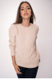 Obrázok pre BUDMIL Hrubý pletený dámsky sveter